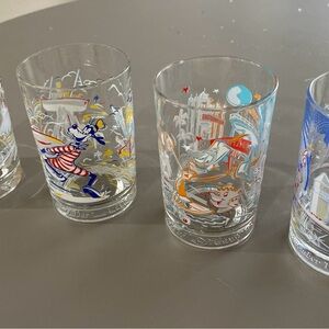 Disney Glass Tumblers — McDonald’s, Disney World, 100 years of magic…